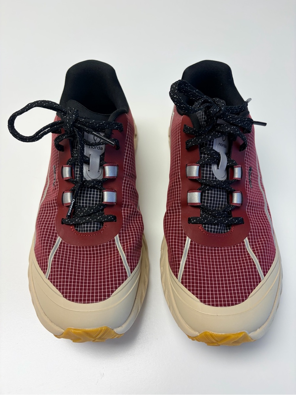 norda 002 M Trailrunning shoes - US 10 - red, beige